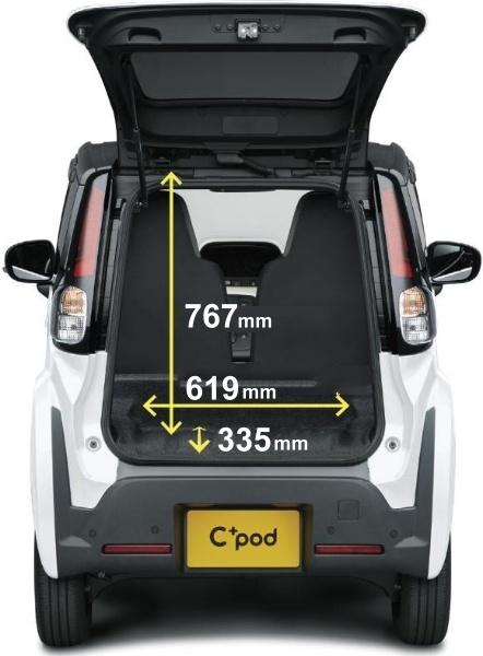 New Toyota C Pod photo: Luggage size