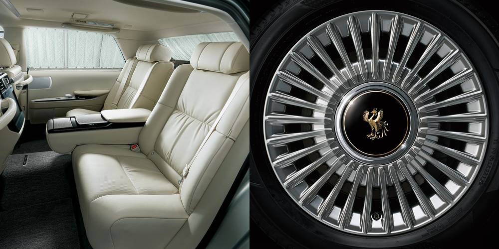 New Toyota Century photo: Rear Seat and Wheel