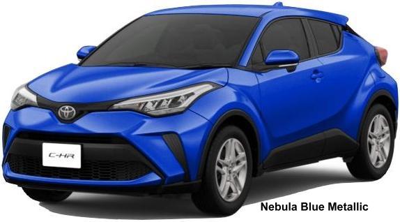 Toyota CHR Hybrid Color: Nebula Blue Metallic