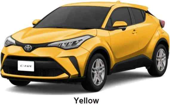 Toyota CHR Hybrid Color: Yellow 4