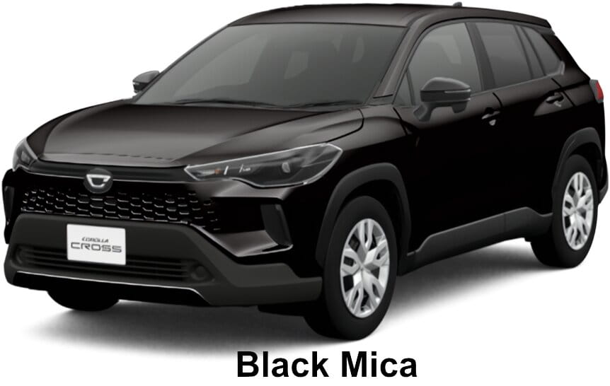 Toyota Corolla Cross Hybrid body color: Black Mica