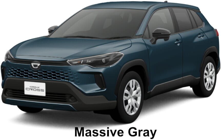 Toyota Corolla Cross Hybrid body color: Massive Gray