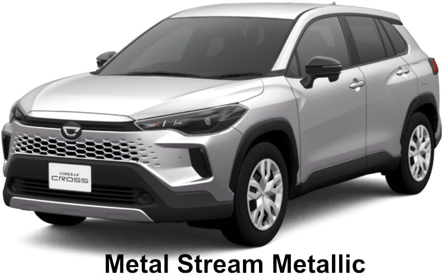 Toyota Corolla Cross Hybrid body color: Metal Stream Metallic