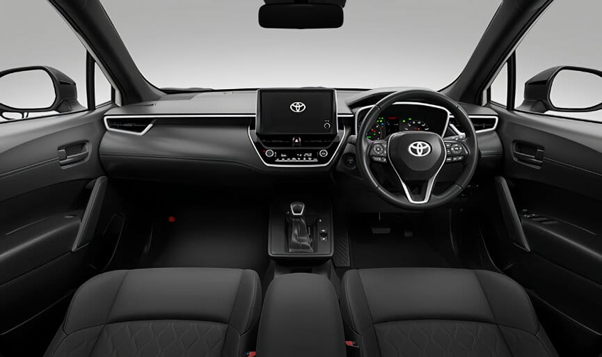 New Toyota Corolla Cross Hybrid photo: Cockpit view image (Driver seat picture)