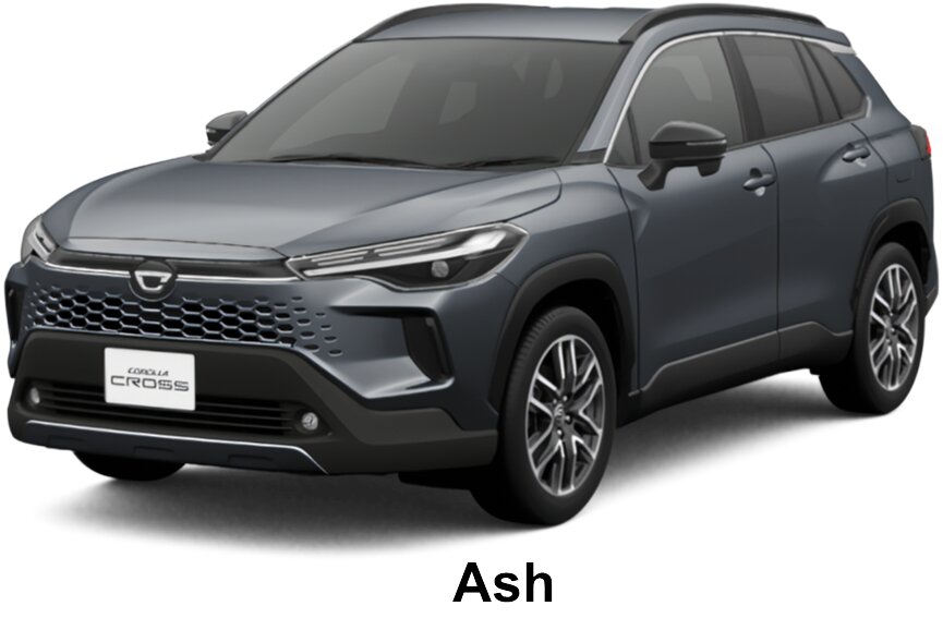 Toyota Corolla Cross Hybrid Z (Top Model) body color: Ash