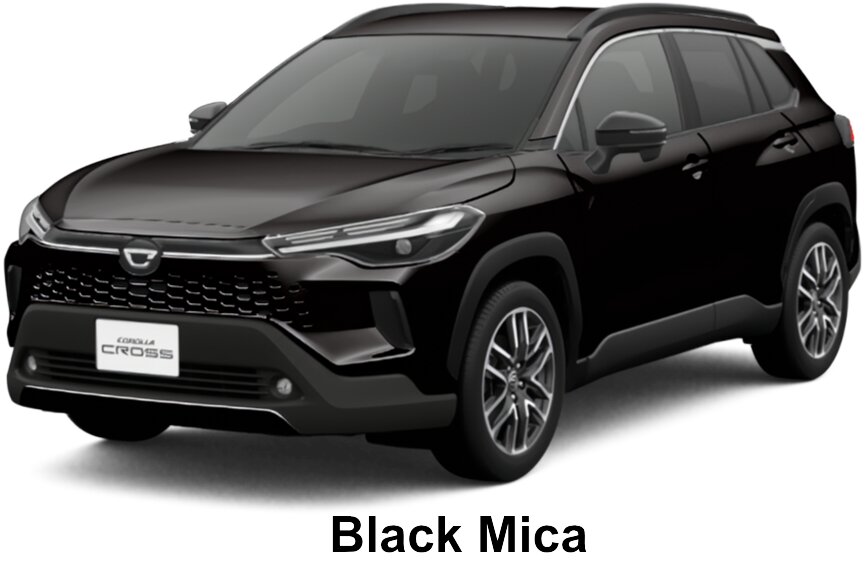 Toyota Corolla Cross Hybrid Z (Top Model) body color: Black Mica