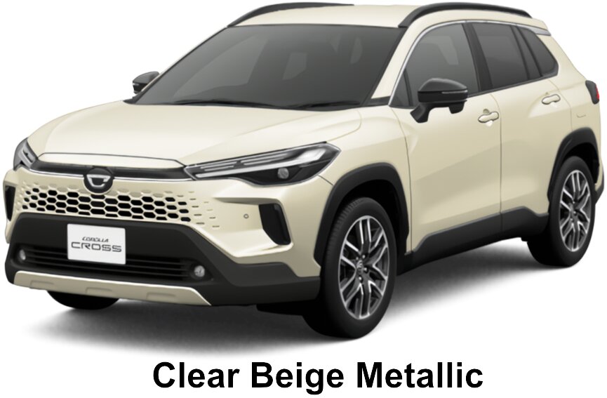 Toyota Corolla Cross Hybrid Z (Top Model) body color: Clear Beige Metallic
