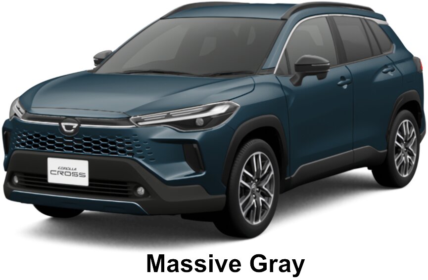 Toyota Corolla Cross Hybrid Z (Top Model) body color: Massive Gray
