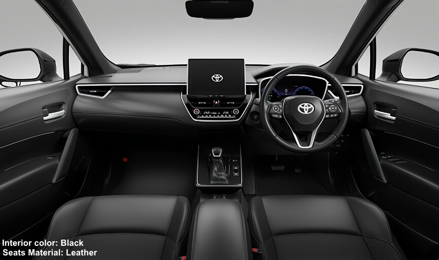 New Toyota Corolla Cross Hybrid Z (Top Model) photo: Cockpit view image (Driver seat picture)