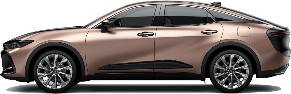 New Toyota Crown Crossover photo: Side view image