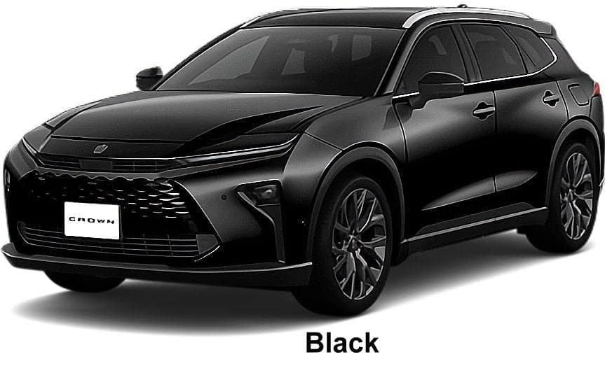 New Toyota Crown Estate body color: Black