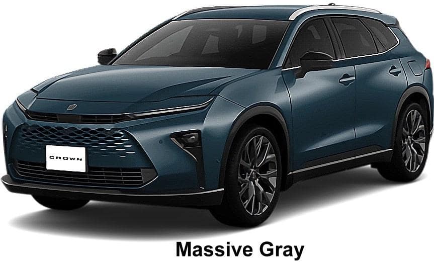New Toyota Crown Estate body color: Massive Gray