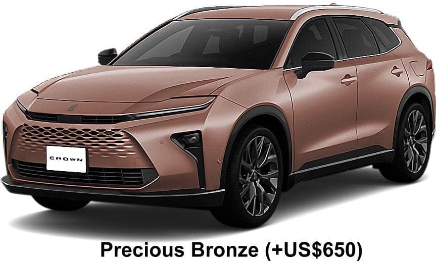 New Toyota Crown Estate body color: Precious Bronze (+US$650)
