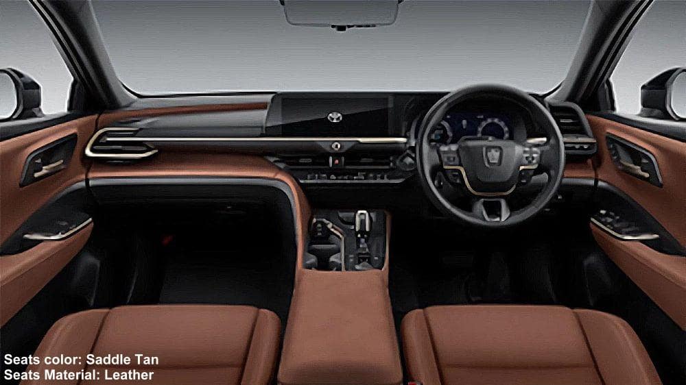 New Toyota Crown Estate photo: Cockpit view image (Saddle Tan)