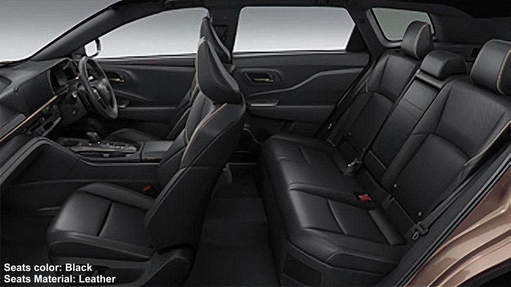 New Toyota Crown Estate photo: Interior view image (Black)