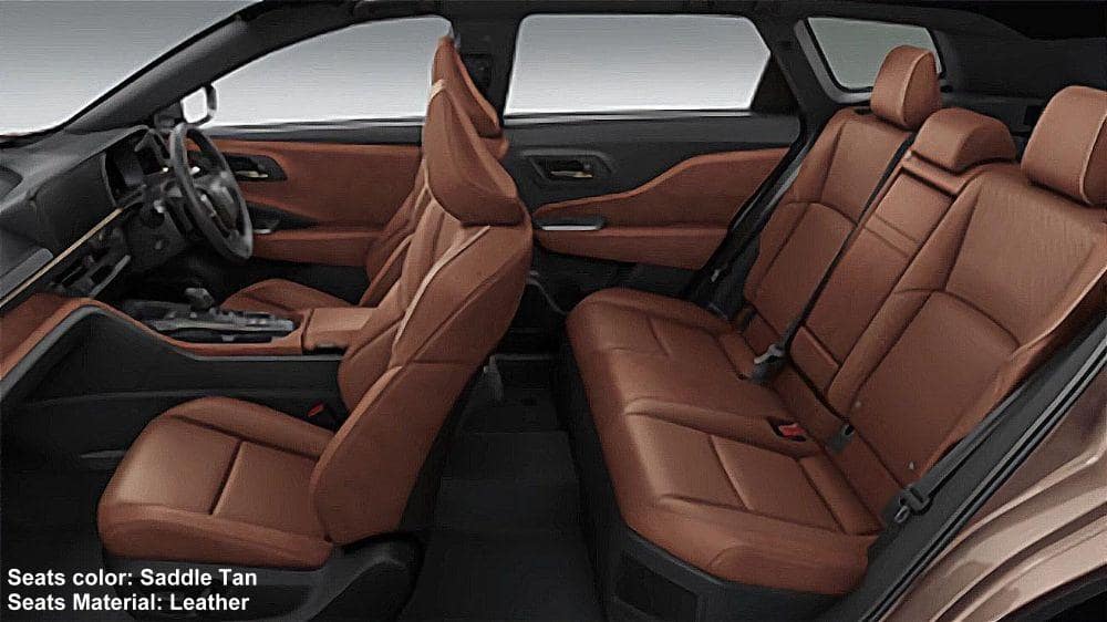 New Toyota Crown Estate photo: Interior view image (Saddle Tan)