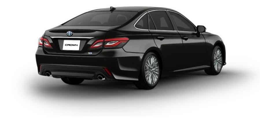 New Toyota Crown Hybrid Back Picture Rear View Photo And Exterior Image