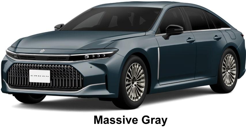New Toyota Crown Sedan Hybrid body color: Massive Gray