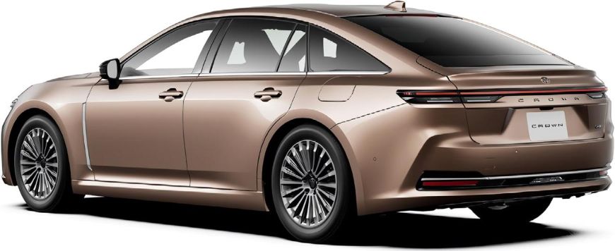 New Toyota Crown Sedan Hybrid Z photo: Back view image picture