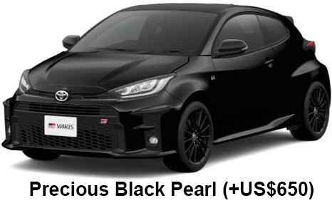 Toyota GR Yaris Color: Precious Black Pearl