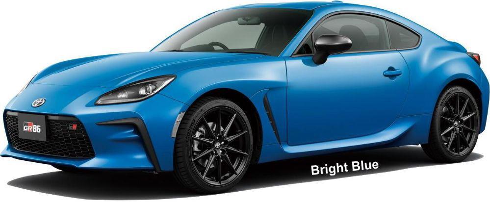 New Toyota GR86 body color: BRIGHT BLUE