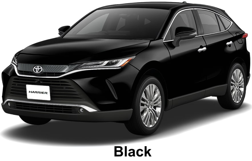 New Toyota Harrier Z Leather Package body color: BLACK