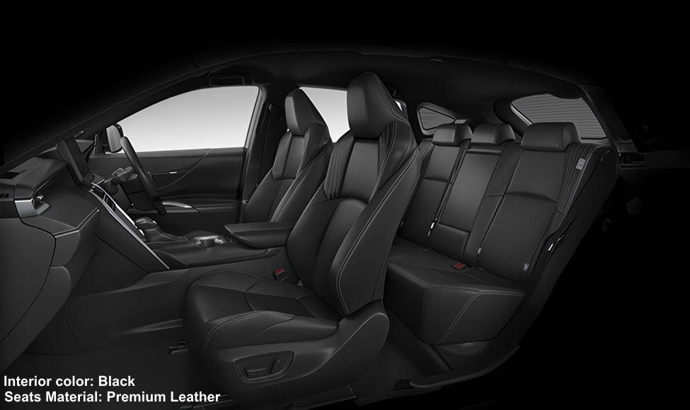 New Toyota Harrier Z Leather Package photo: Interior view picture and image (Black)