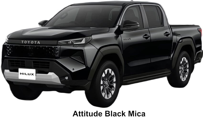 Toyota Hilux Z body color: Attitude Black Mica