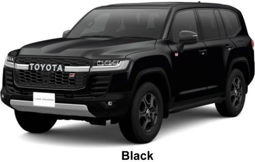New Toyota Land Cruiser-300 GR-Sport body color: Black