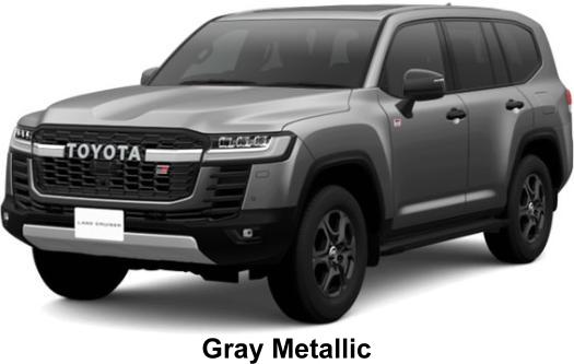 New Toyota Land Cruiser-300 GR-Sport body color: Gray Metallic