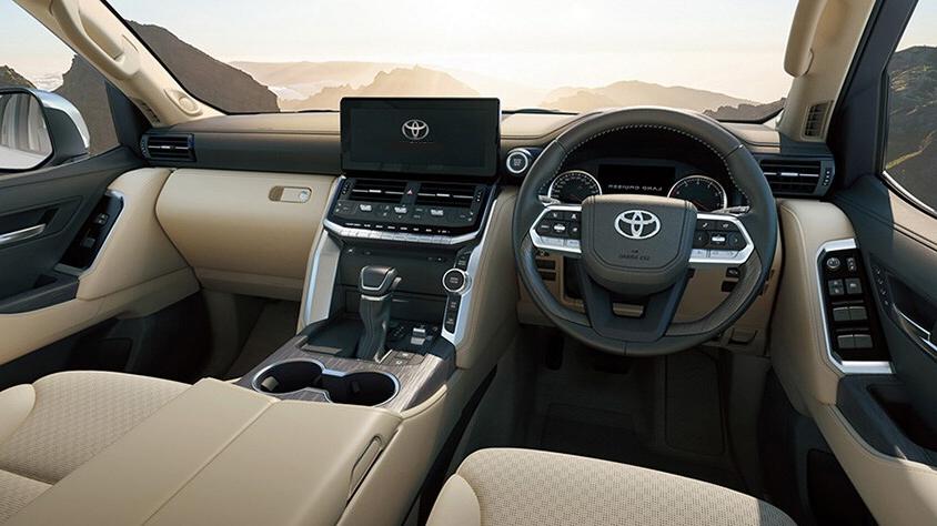 New Toyota Land Cruiser-300 photo: Cockpit view image