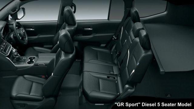 New Toyota Land Cruiser-300 GR Sport photo: Interior view image (Black)