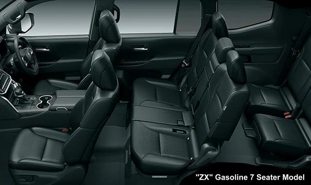 New Toyota Land Cruiser-300 ZX photo: Interior view image (Black)