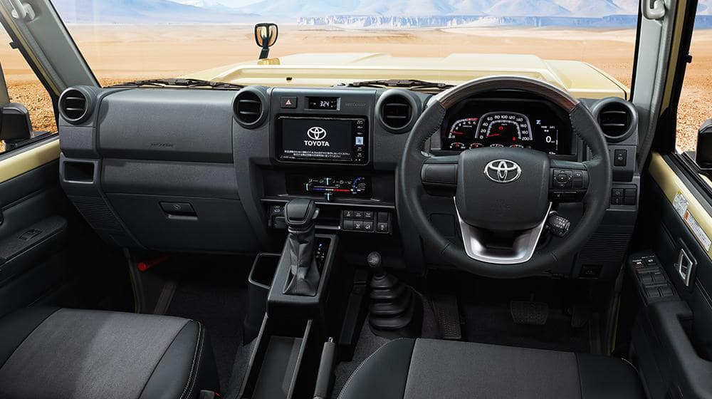 New Toyota Land Cruiser-70 photo: Cockpit view image