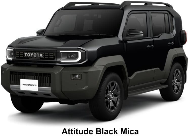 Toyota Land Cruiser FJ body color: Attitude Black Mica