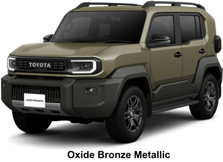 Toyota Land Cruiser FJ body color: Oxide Bronze Metallic