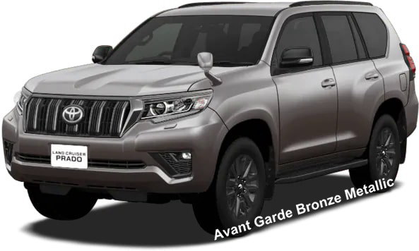 New Toyota Land Cruiser Prado "Black Edition" body color: AVANT GARDE BRONZE METALLIC