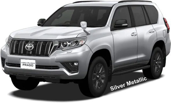 New Toyota Land Cruiser Prado "Black Edition" body color: SILVER METALLIC