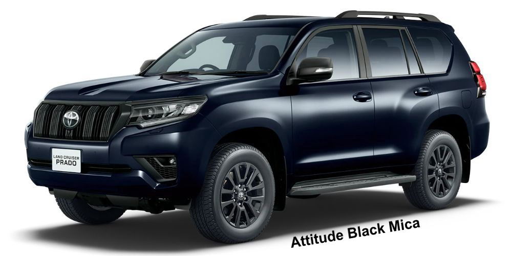 New Toyota Land Cruiser Prado Matt Black Edition Body Colors Full