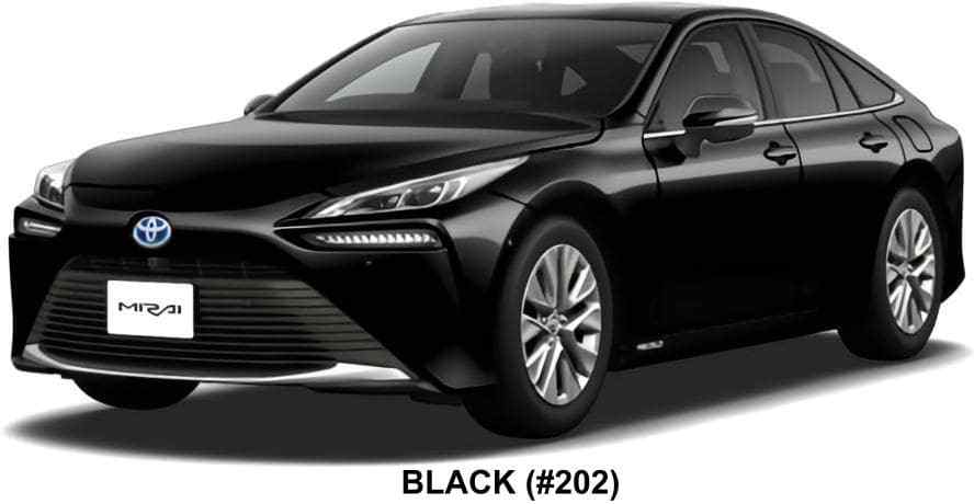 Toyota Mirai body color: Black (Color No. 202)