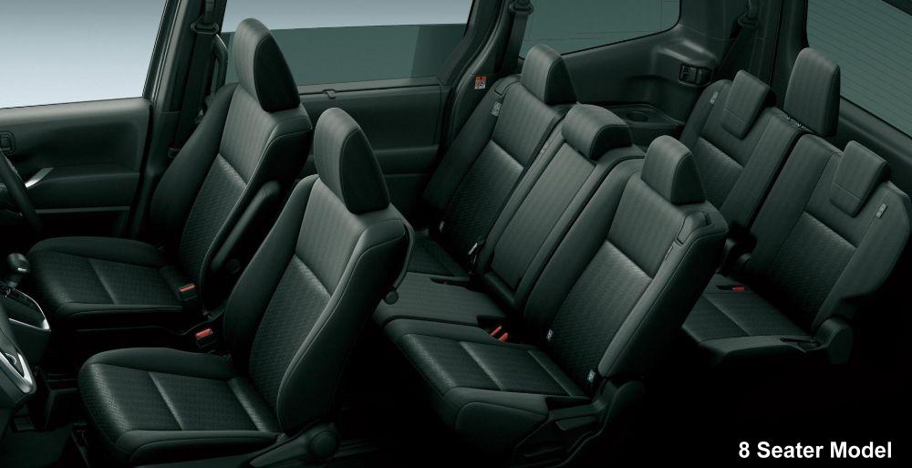 New Toyota Noah AERO photo: Interior view image of 8 Seater Model