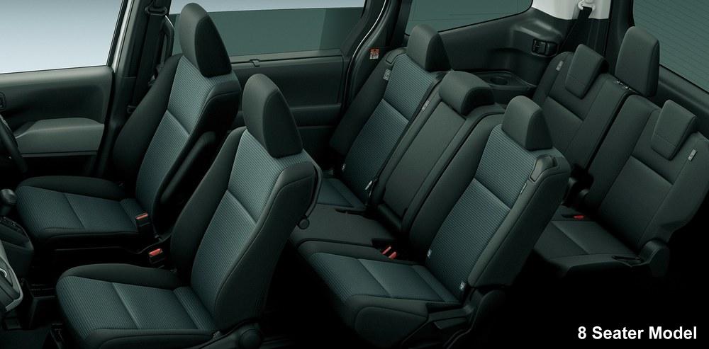 New Toyota Noah photo: Interior view image of 8 Seater Model