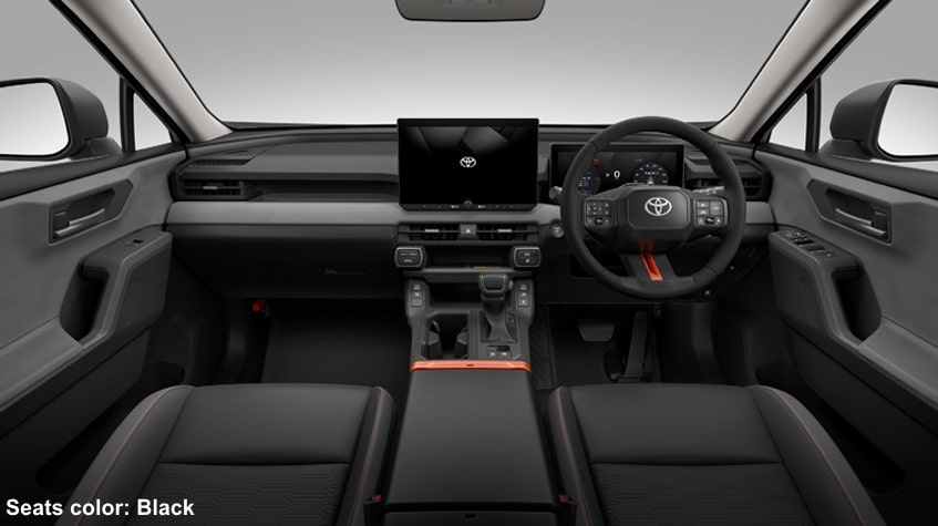 New Toyota Rav4 Adventure Hybrid HEV photo: Cockpit view picture and image (Black)