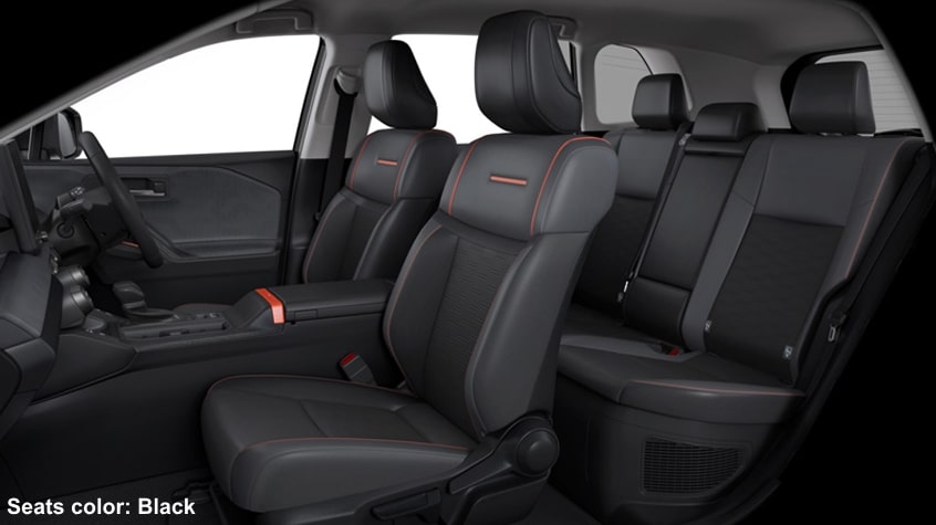 New Toyota Rav4 Adventure Hybrid HEV photo: Interior view picture and image (Black)