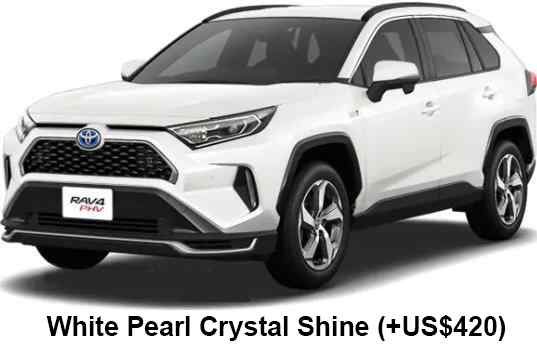 Toyota Rav4 Phv Color: White Pearl Crystal Shine