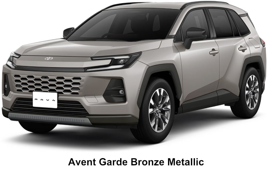 Toyota Rav4 Z Hybrid HEV body color:  Avent Garde Bronze Metallic