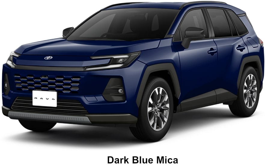Toyota Rav4 Z Hybrid HEV body color:  Dark Blue Mica