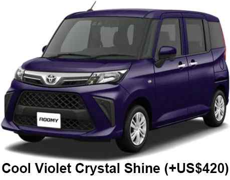Toyota Roomy Color: Cool Violet Crystal Shine