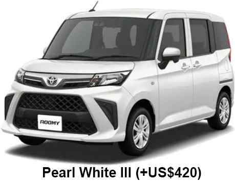 Toyota Roomy Color: Pearl White III
