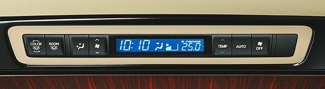 New Toyota Vellfire Royal Lounge pictures: Digital button control